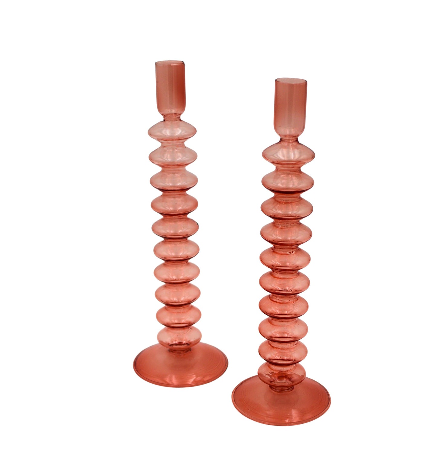 Coraline Peach Candle Holder - Case of 12