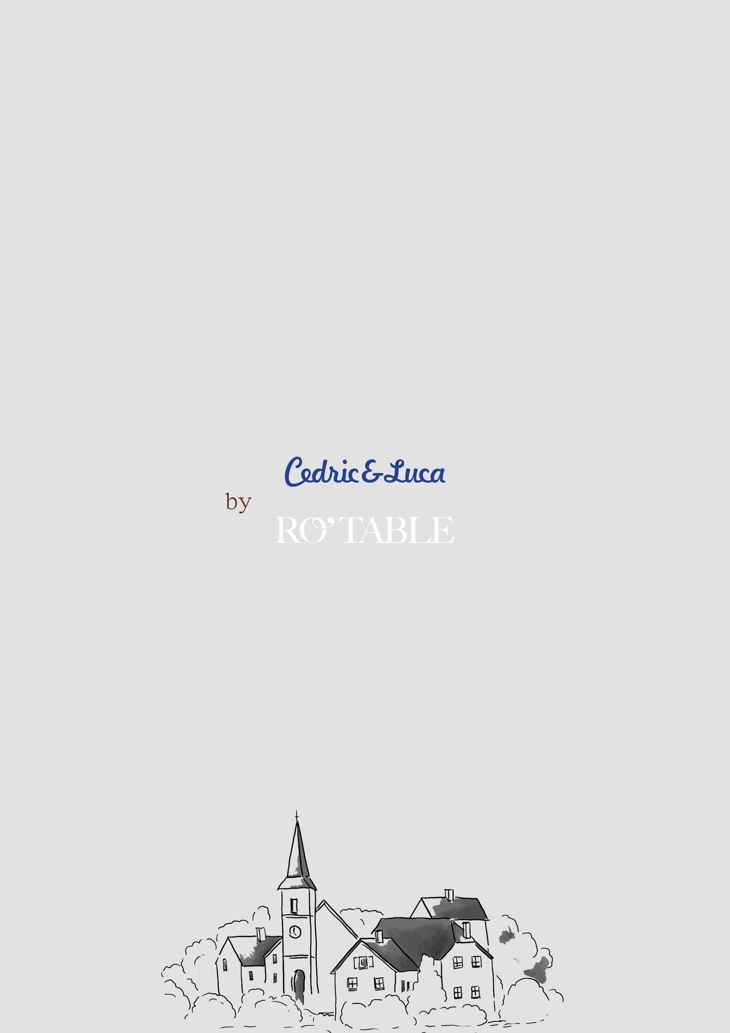 PRINTED MENU: Valensole Picnic - Set of 6