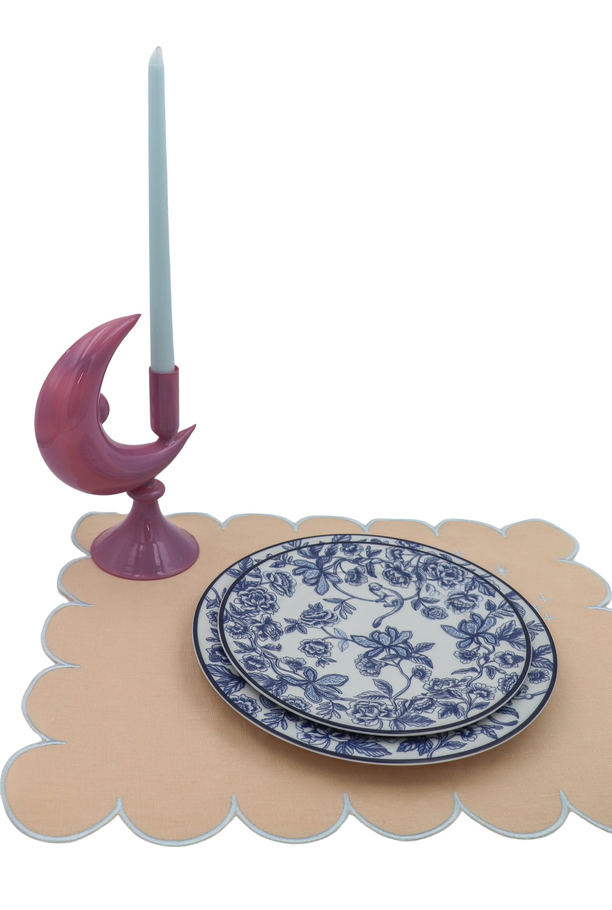 Bombay Blue Starter Plate - Set of 4