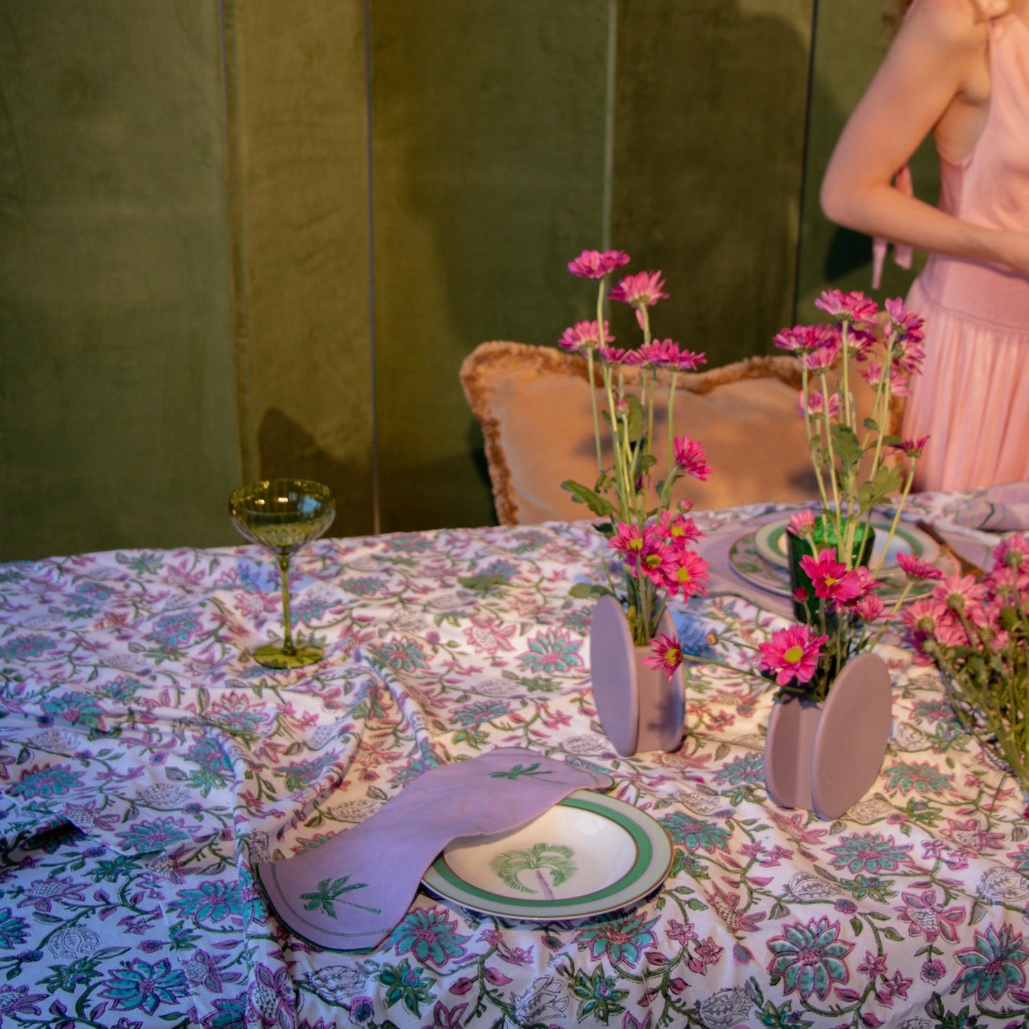 Bernadette Palm Soup Bowl - Set of 4