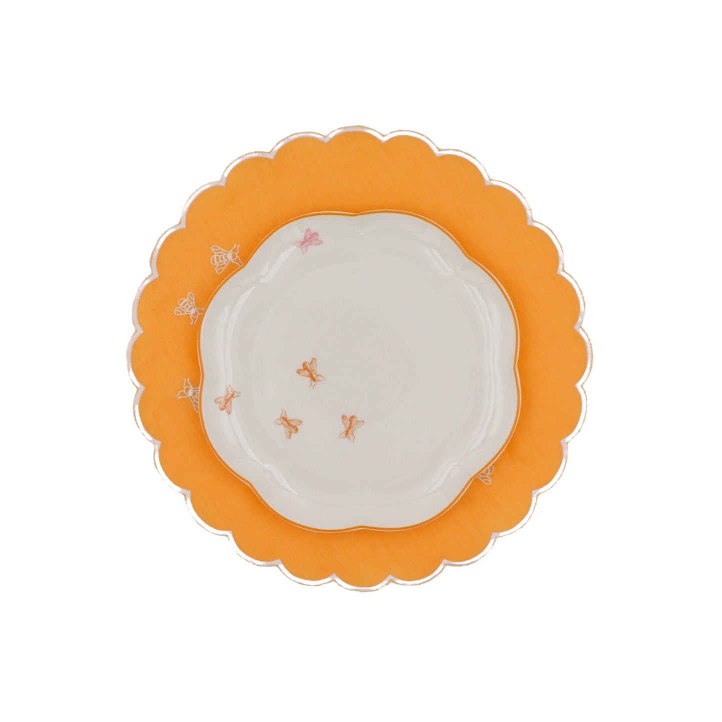 Bumble Voyage Scalloped Dinner Plate - Set of 4