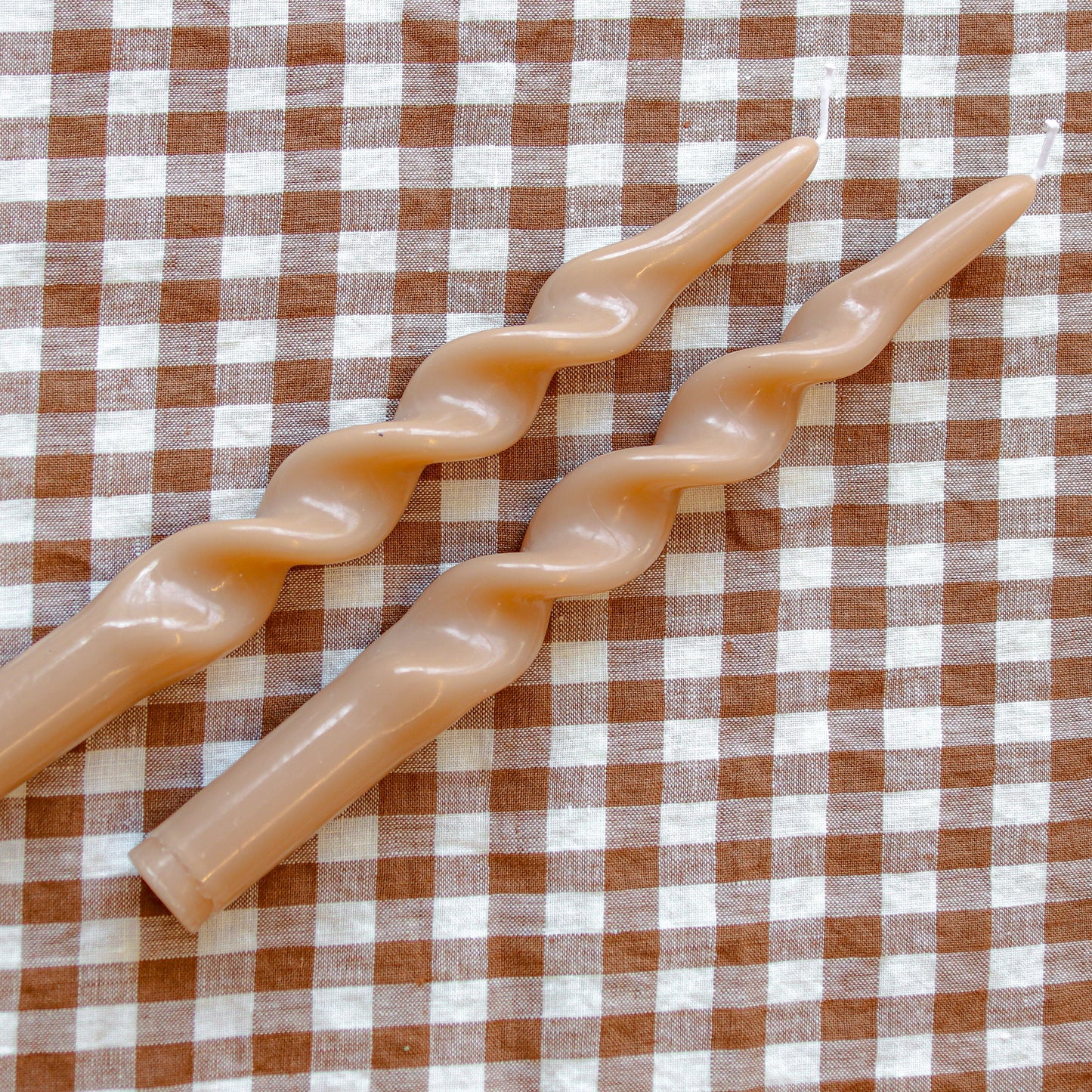 Caramel Swirl Candle (Pair) - Pack of 10