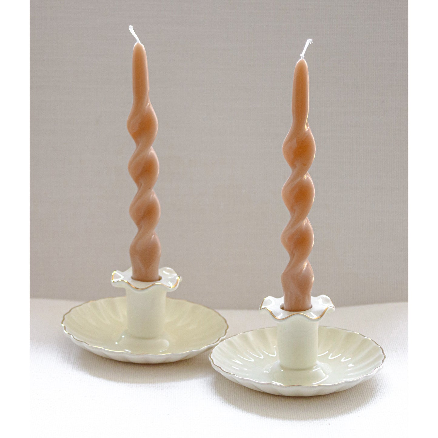 Caramel Swirl Candle (Pair) - Pack of 10