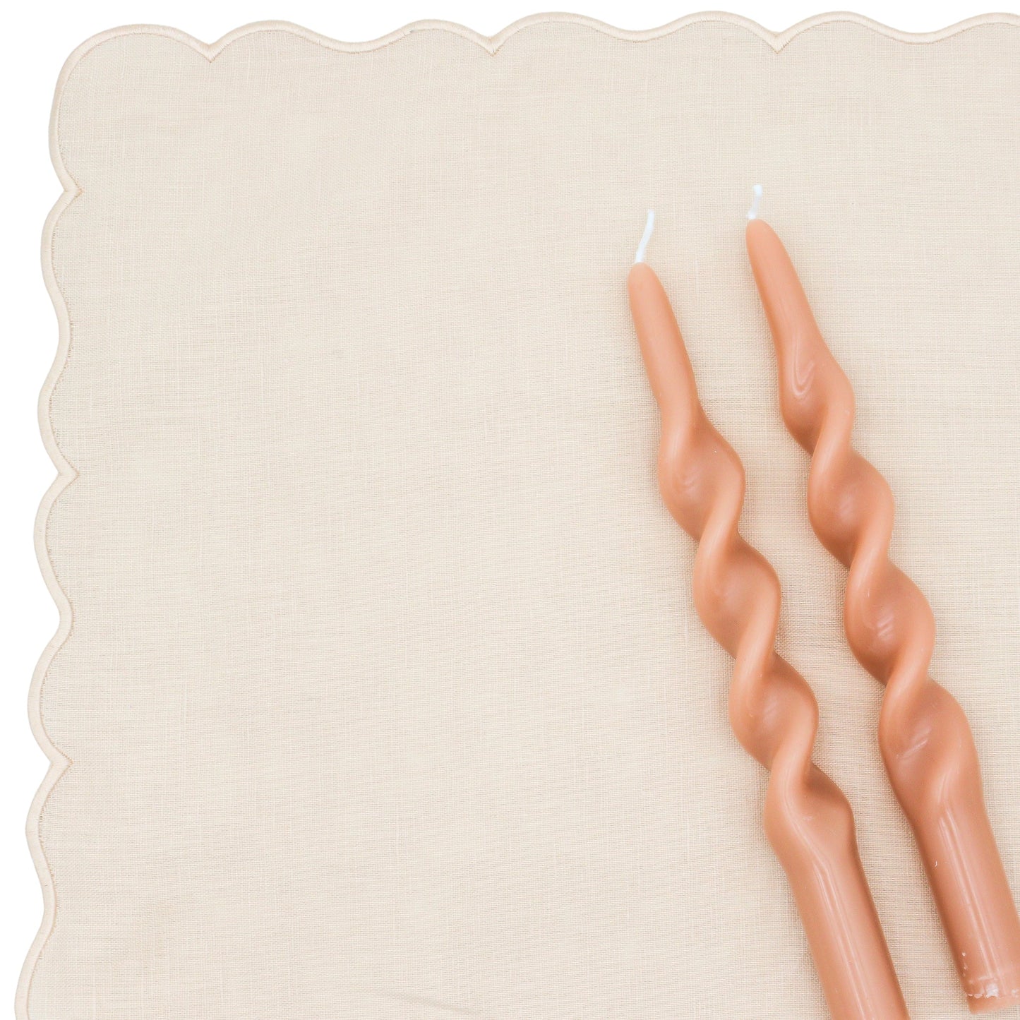 Caramel Swirl Candle (Pair) - Pack of 10