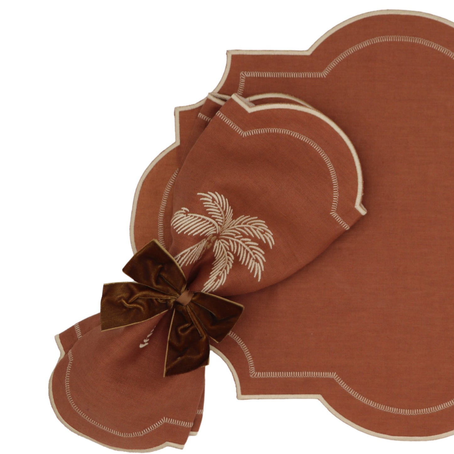 Cocoa Oasis Napkin - Set of 4