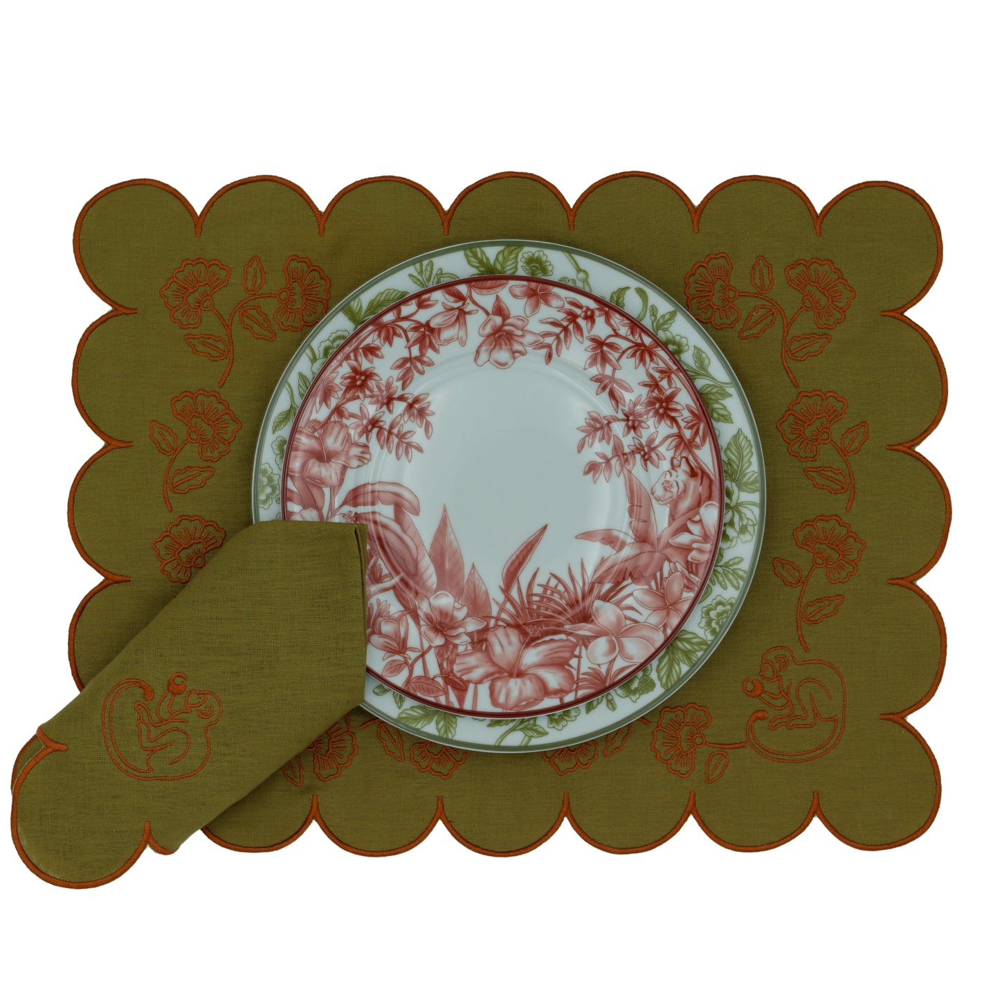 Earthen Pine Napkin - Set of 4