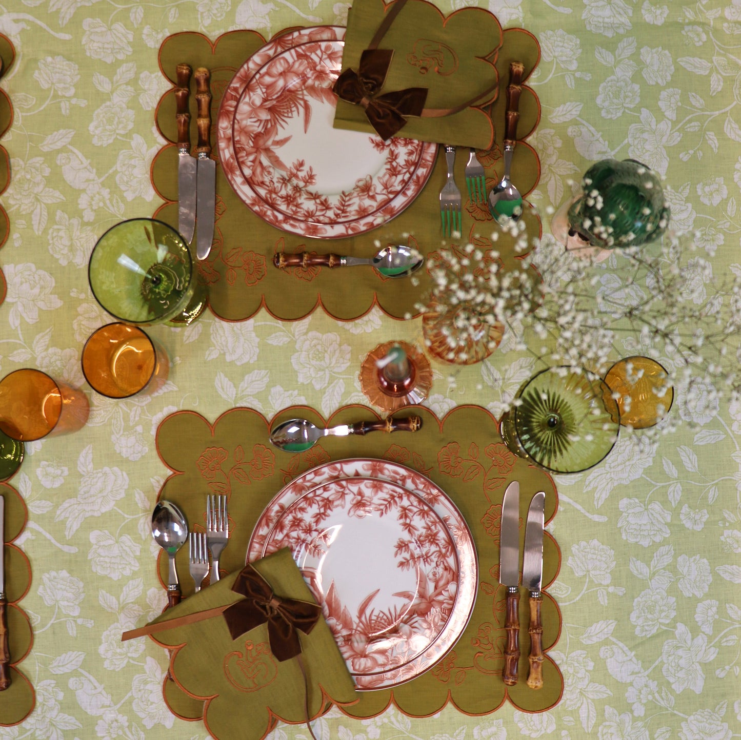 Earthen Pine Napkin - Set of 4