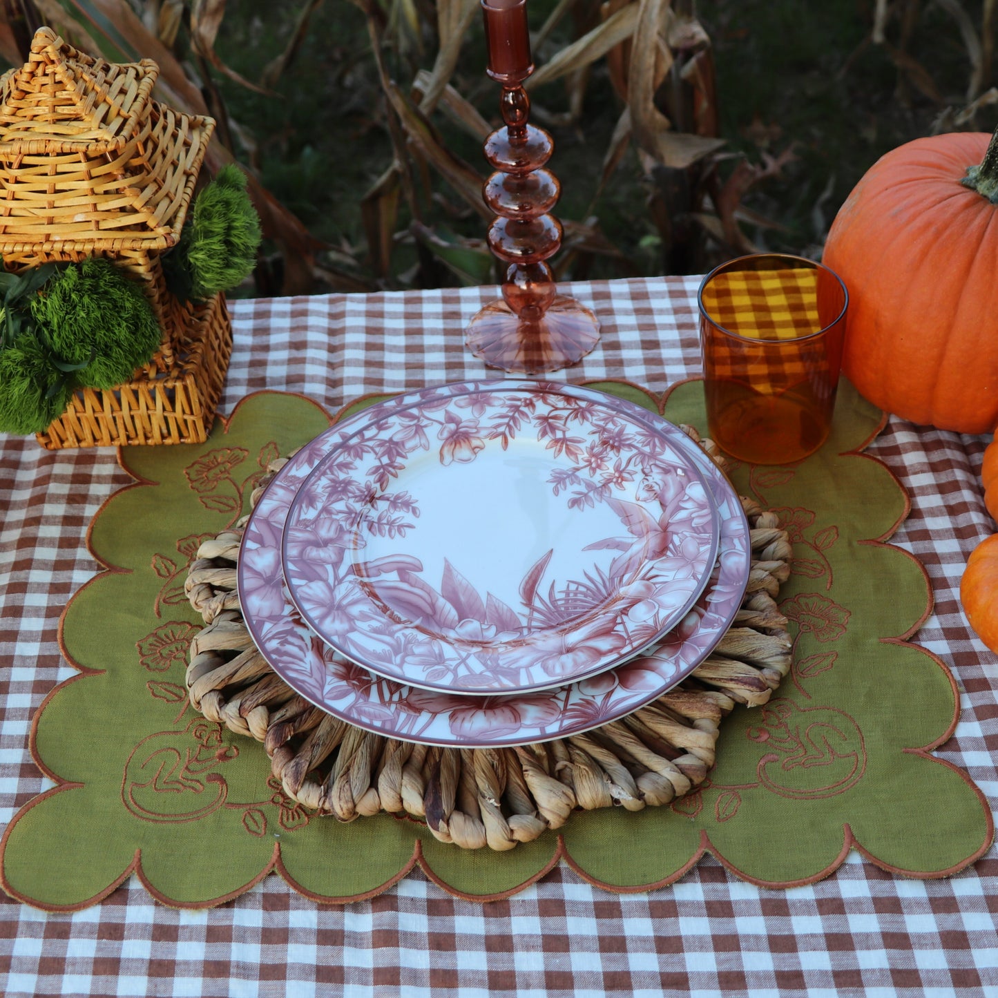 Earthen Pine Placemat - Set of 4