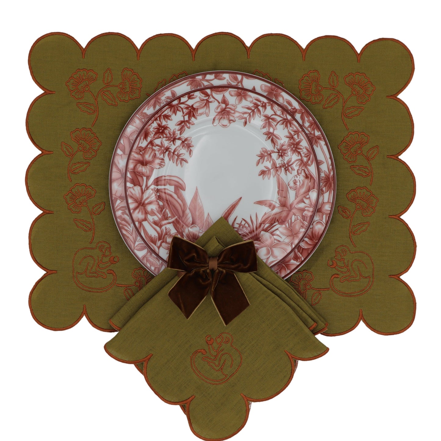 Earthen Pine Placemat - Set of 4