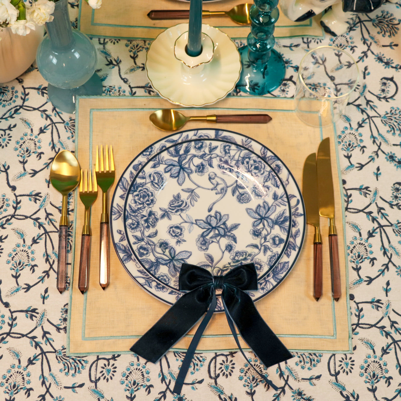 Eleanor Royal Blue Tablecloth