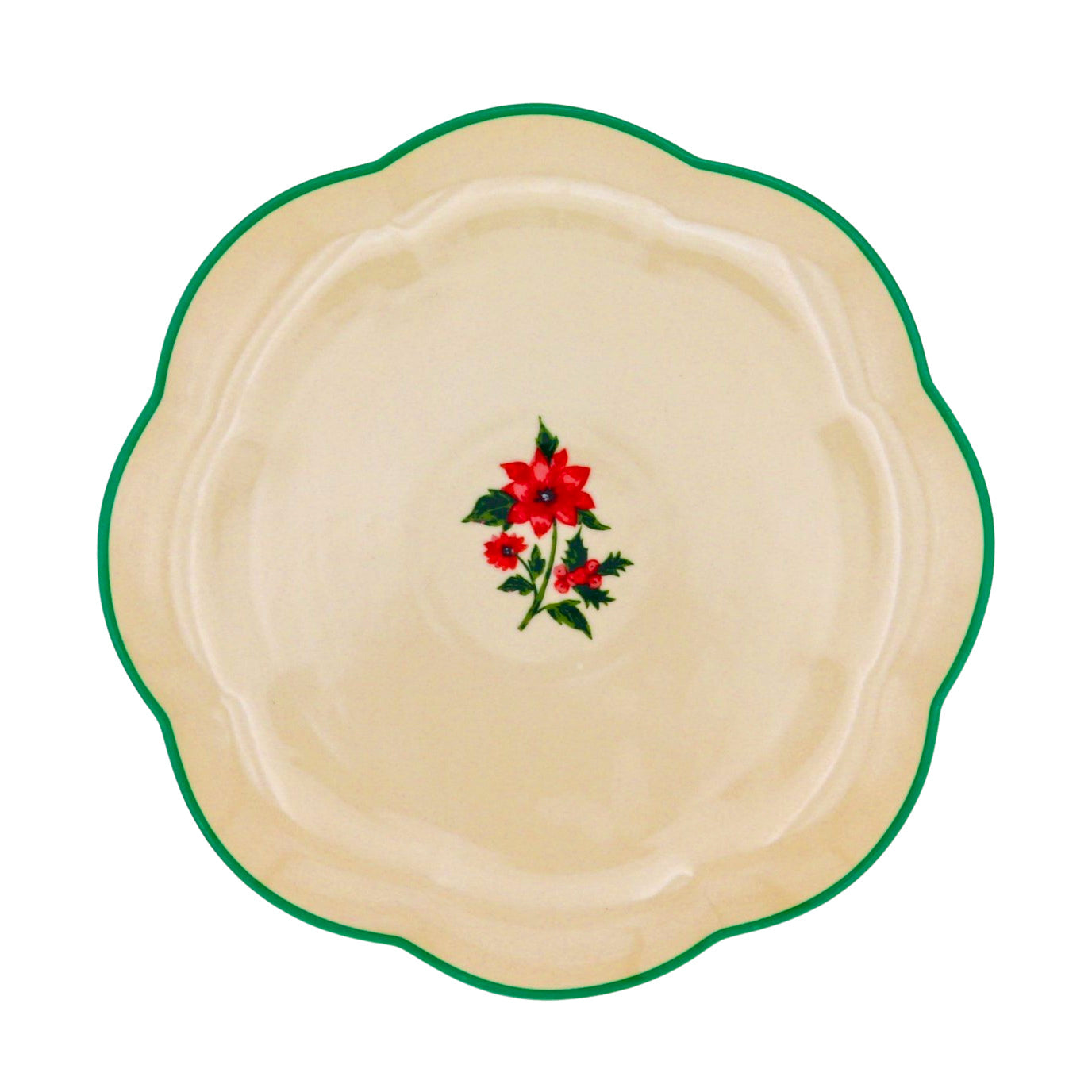 Fabled Flora Scalloped Starter Plate - Case of 12 Plates