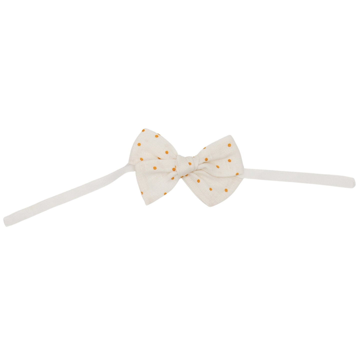 Honeyed Polkadot Linen Napkin Bow Tie - Set of 6