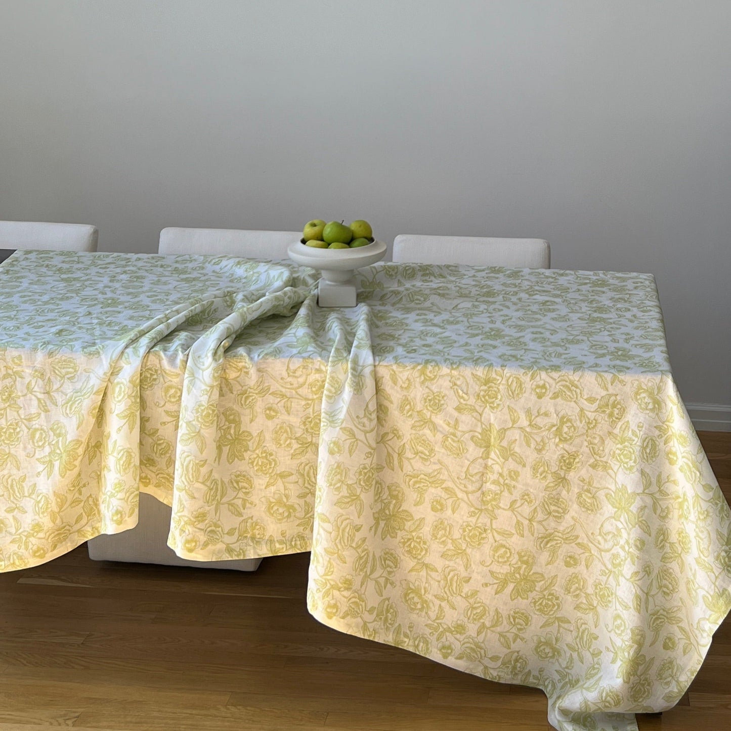 Ivory Flora Parlour Tablecloth