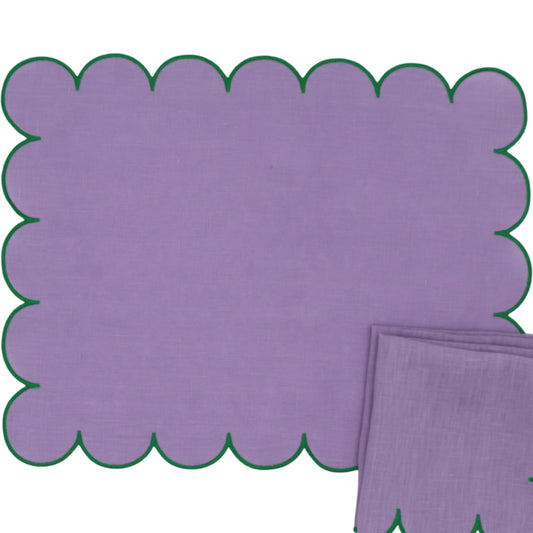 Lilac Adorned Placemat - Set of 4