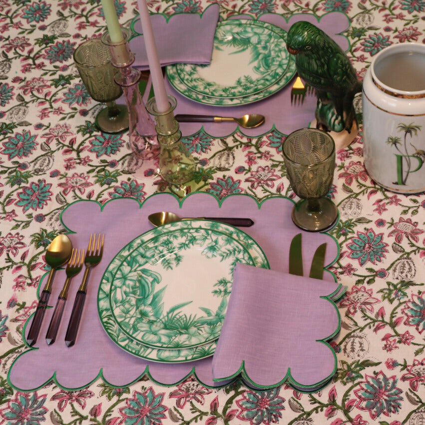 Lilac Adorned Placemat - Set of 4