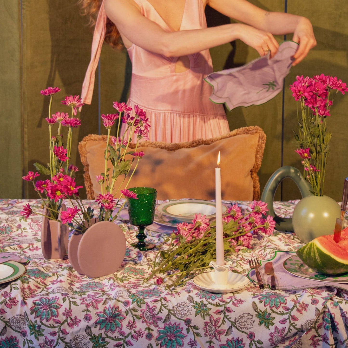 Lilac Hush Taper Candle - Pack of 4 (Extra Tall)