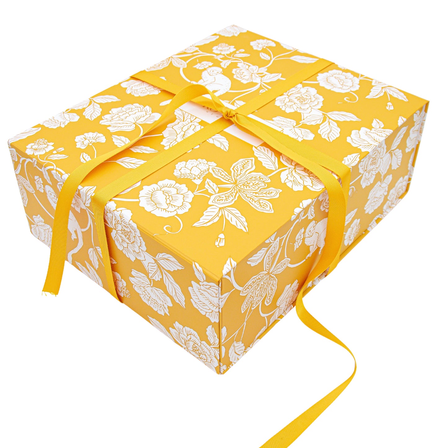 Magnetic Mustard Gift Box - Foldaway