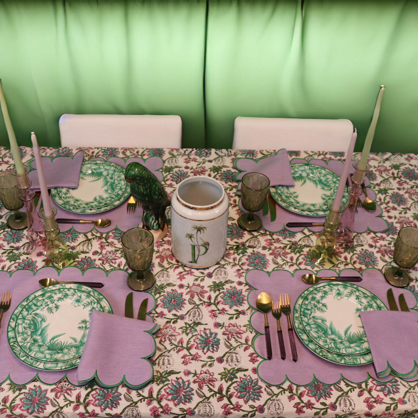 Monsoon Verdant Starter Plate - Set of 4