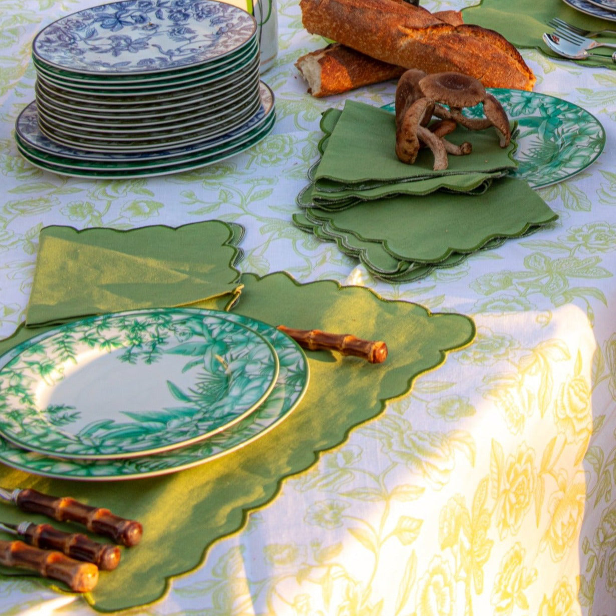 Monsoon Verdant Starter Plate - Set of 4