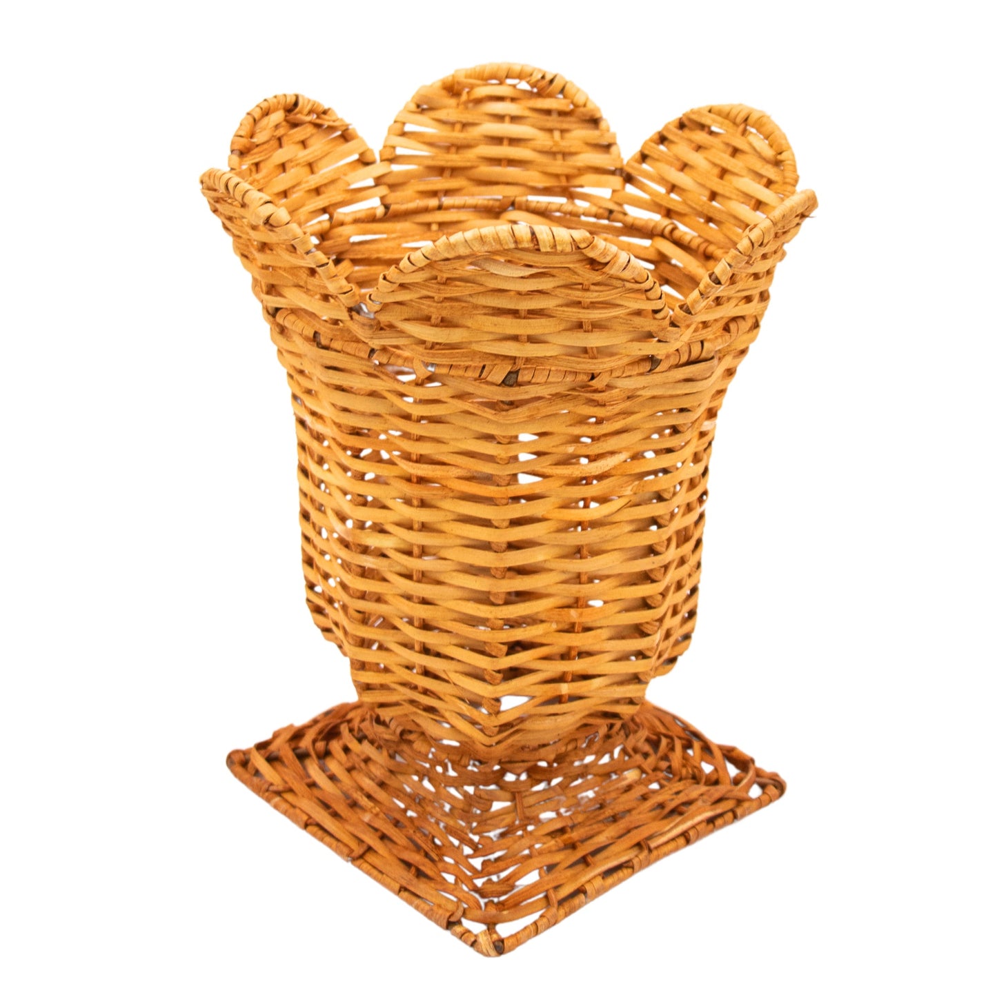 Natural Rattan Urn Vase