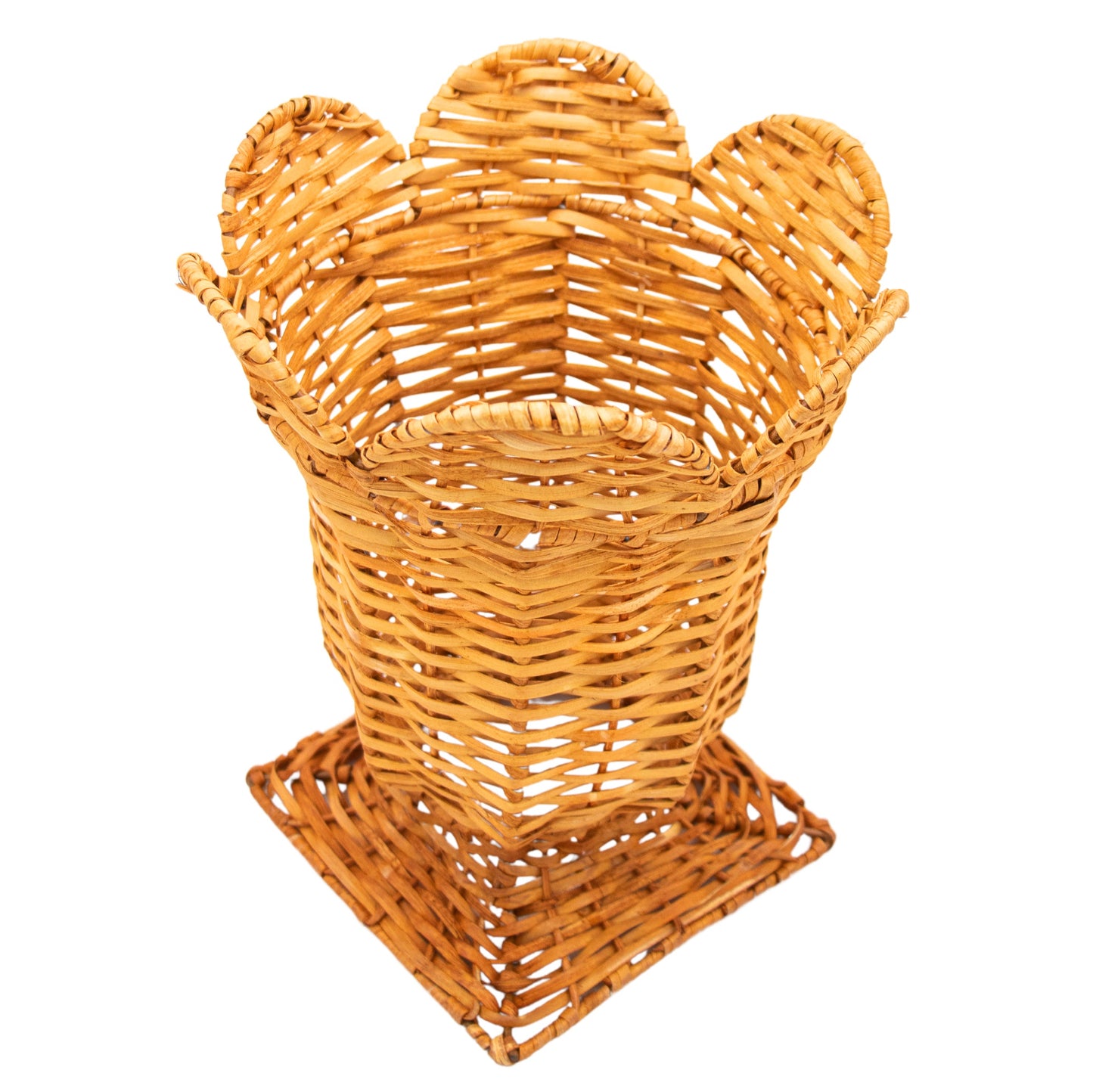 Natural Rattan Urn Vase
