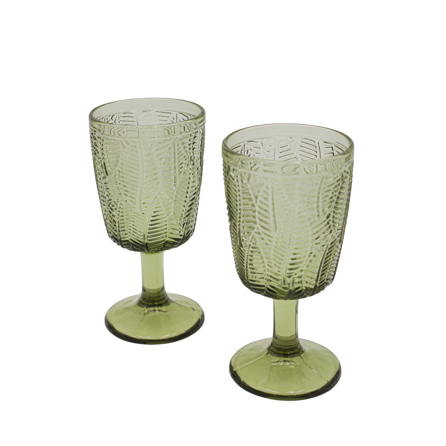 Olive Leaf Goblet - Set of 4