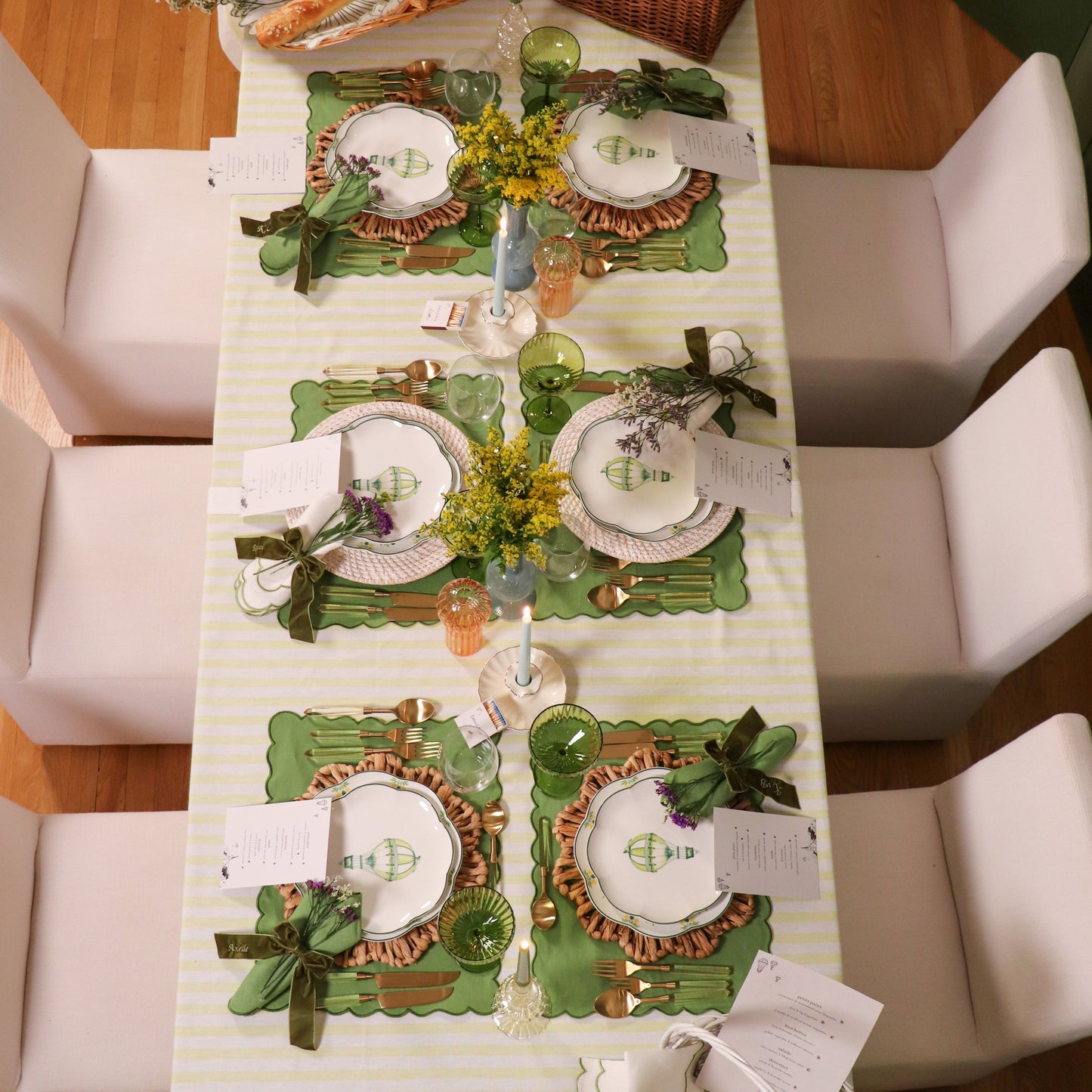 PERSONALIZE IT - Large Forest Green Velvet Napkin Bow Tie