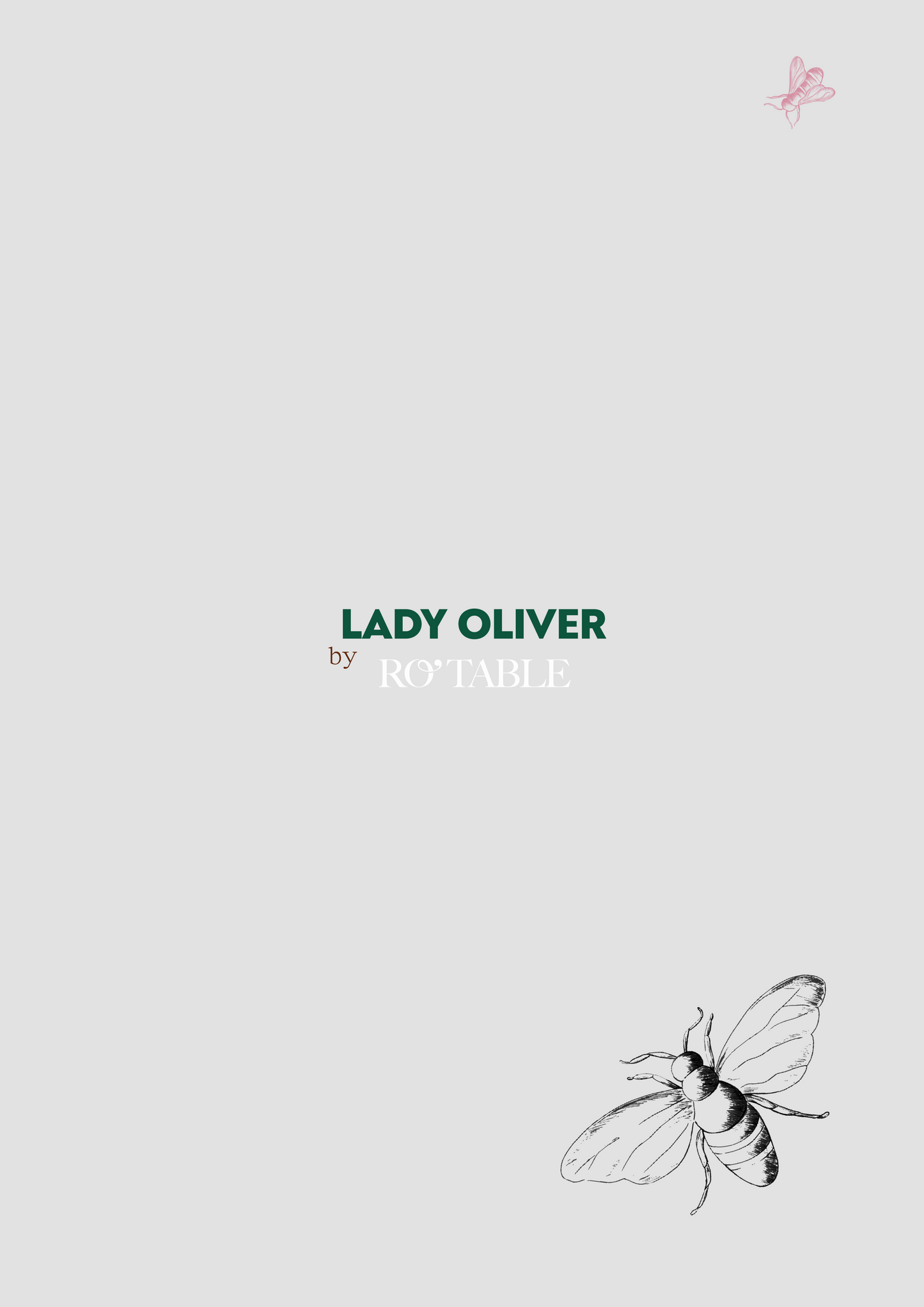 PRINTED MENU: A Culinary Ode to Nature's Nectar - Set of 6