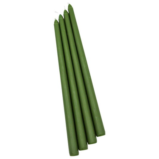 Pine Green Taper Candle - Pack of 4 (Extra Tall)