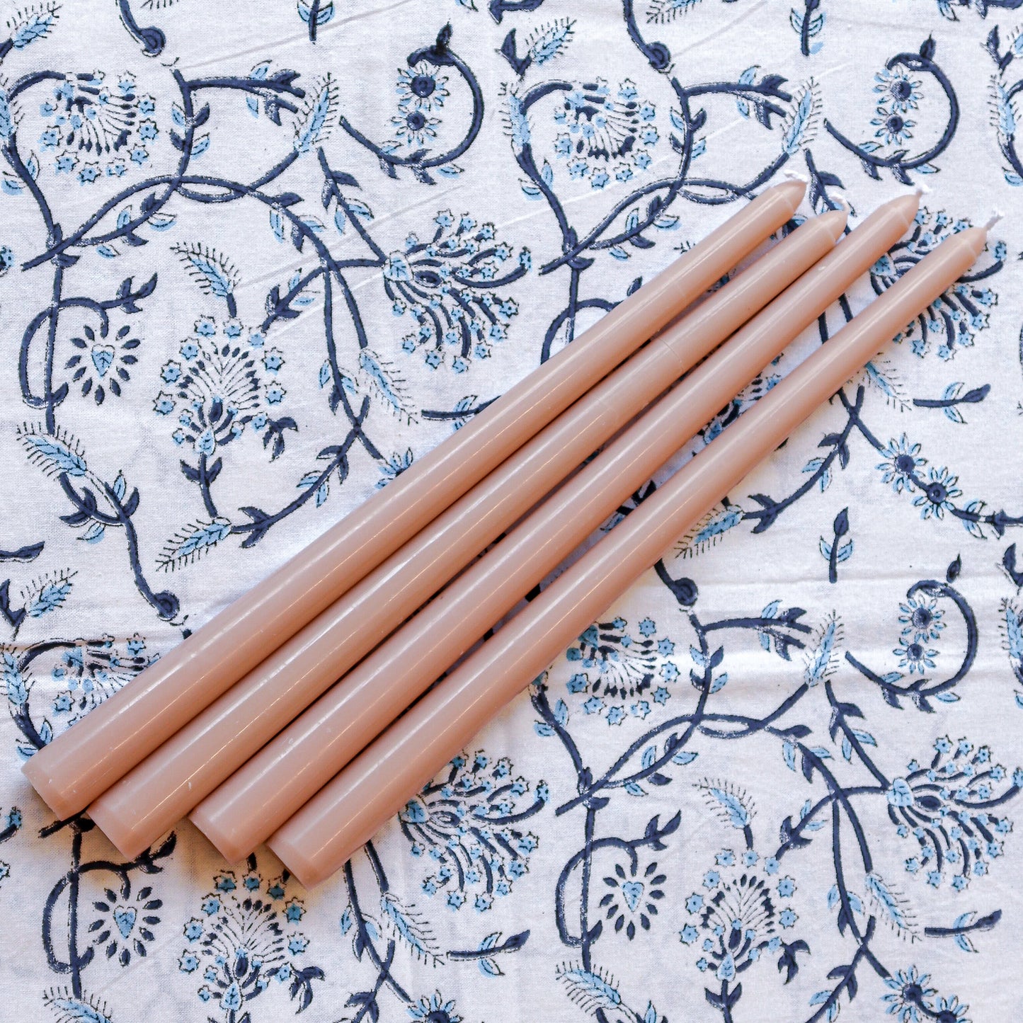 Rose Glow Taper Candle - Pack of 4 (Extra Tall)