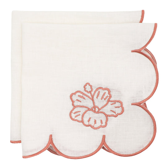 Rosette Ivory Napkin - Set of 4