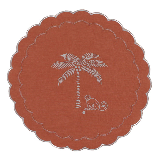 Salmon Sunset Simia Placemat - Set of 4