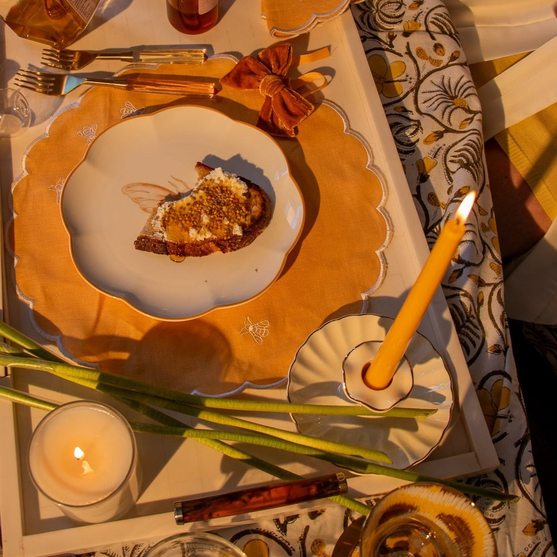 Spiced Citrus Taper Candle - Pack of 4 (Extra Tall)