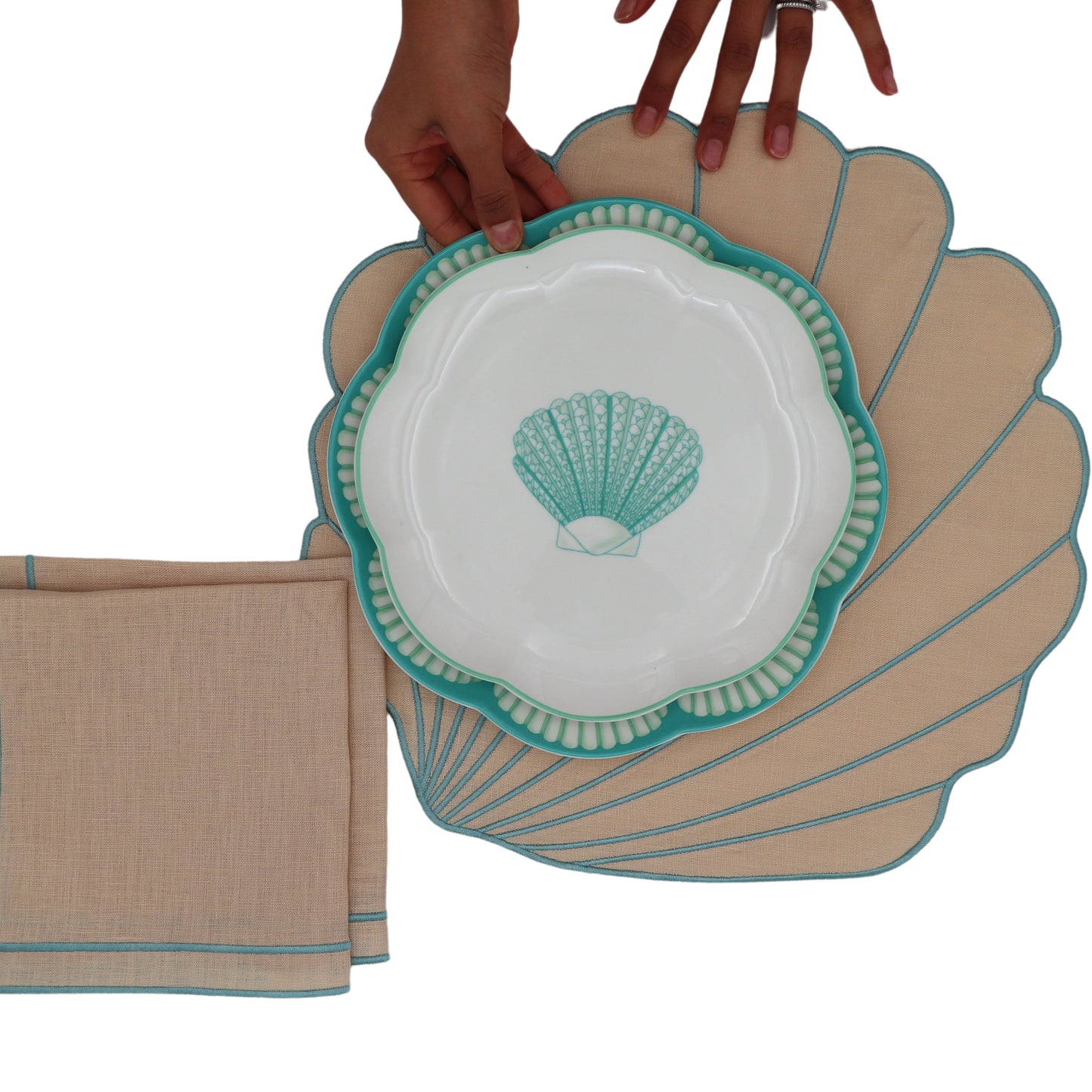 Tidal Shell Placemat - Set of 4