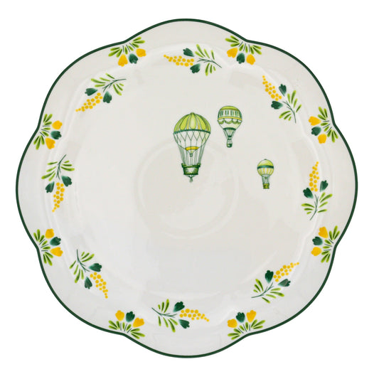 Valensole Lavender Scalloped Dinner Plate - Case of 12 Plates