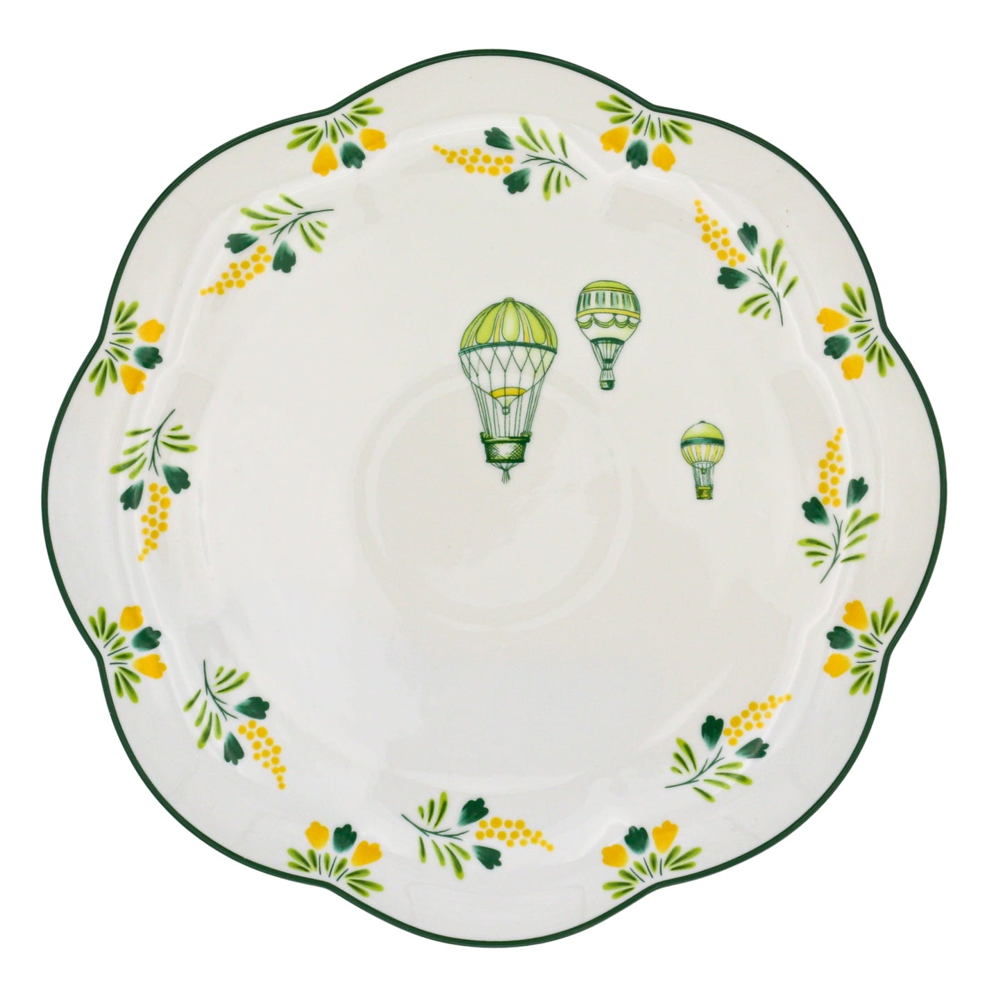 Valensole Lavender Scalloped Dinner Plate - Set of 4