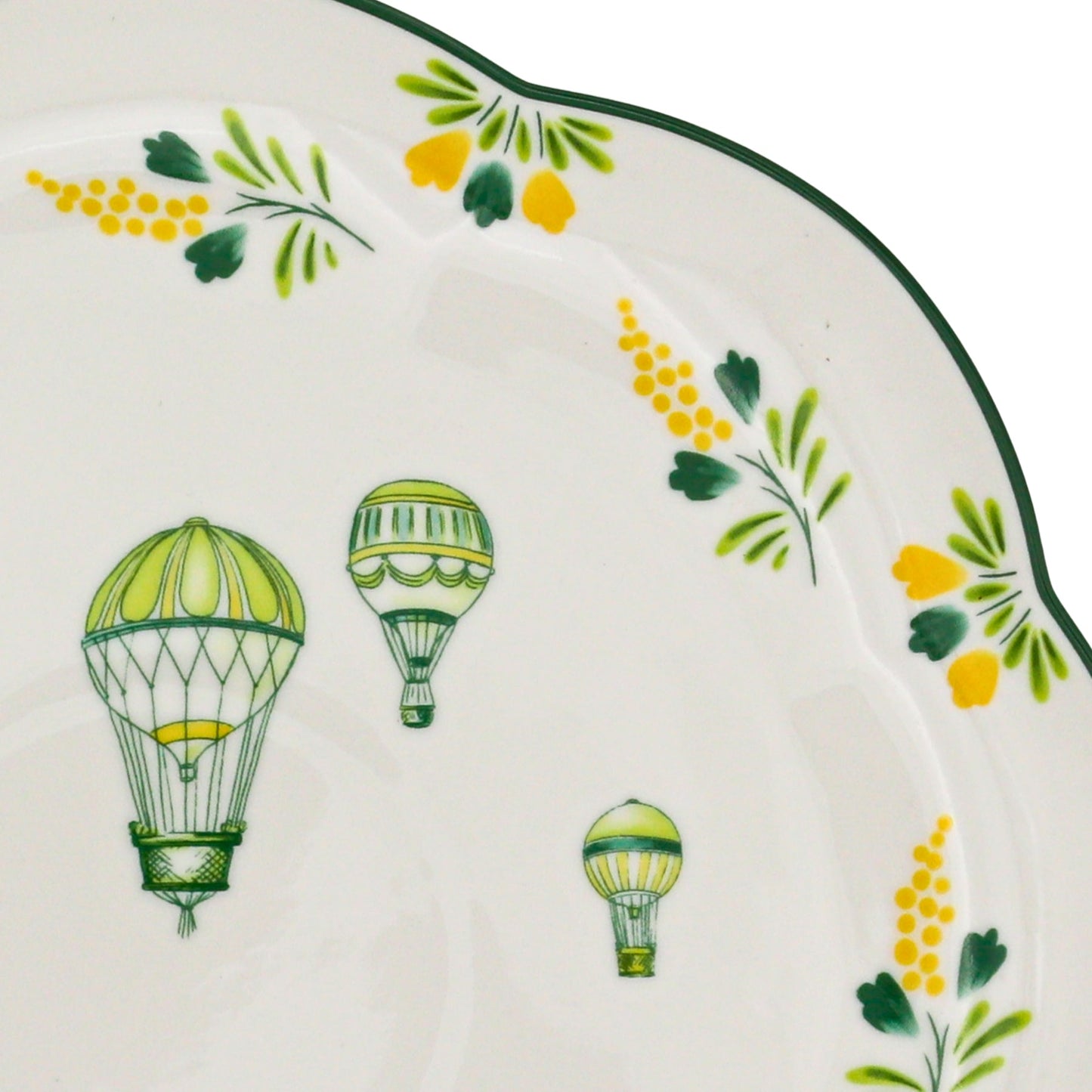 Valensole Lavender Scalloped Dinner Plate - Set of 4