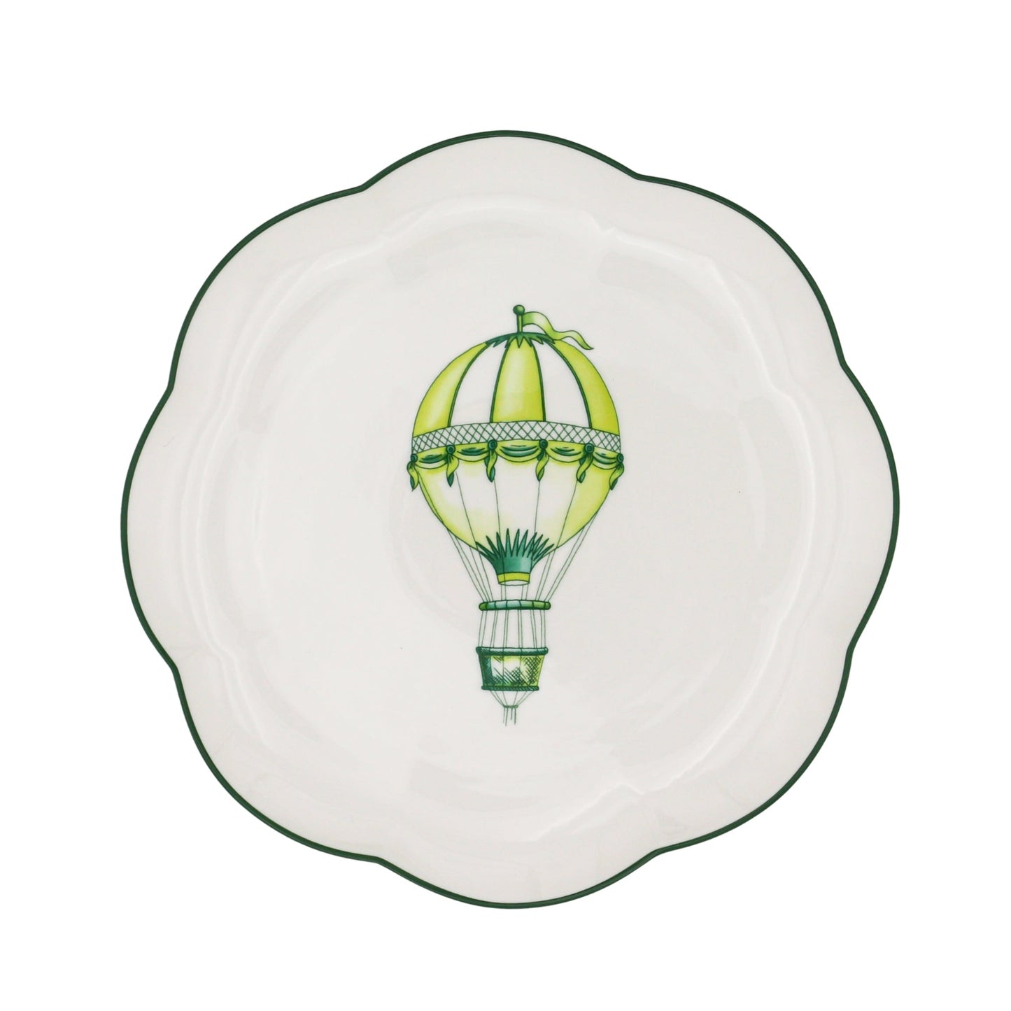 Valensole Lavender Scalloped Starter Plate - Set of 4