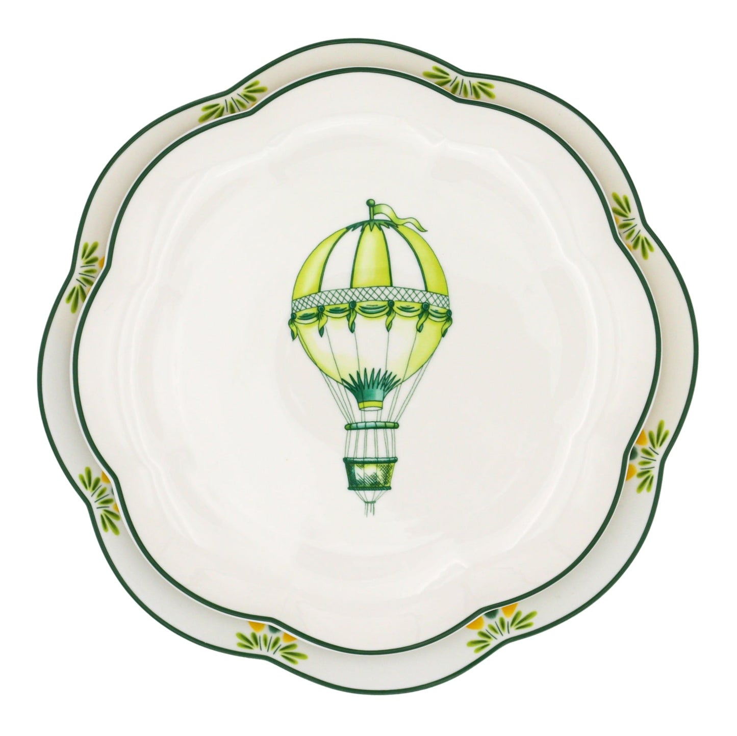 Valensole Lavender Scalloped Starter Plate - Case of 12 Plates