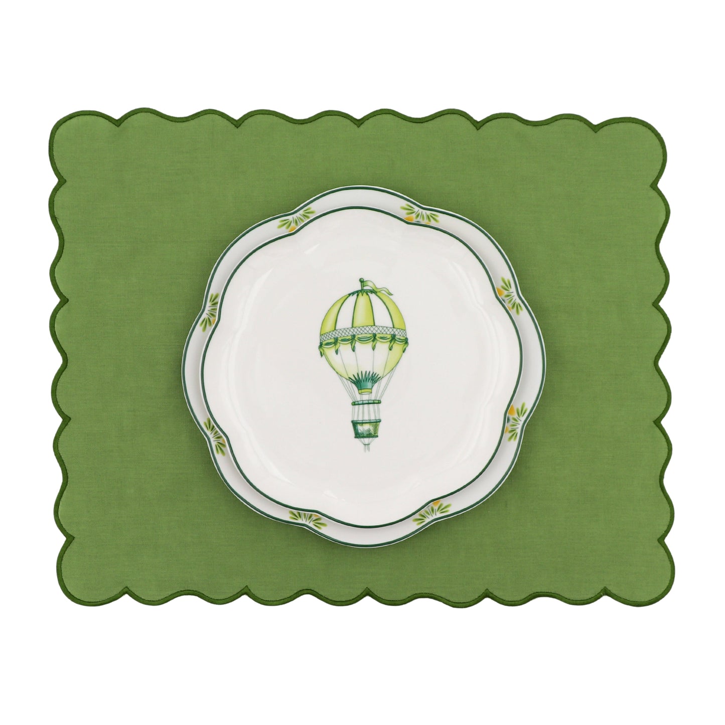 Valensole Lavender Scalloped Starter Plate - Case of 12 Plates