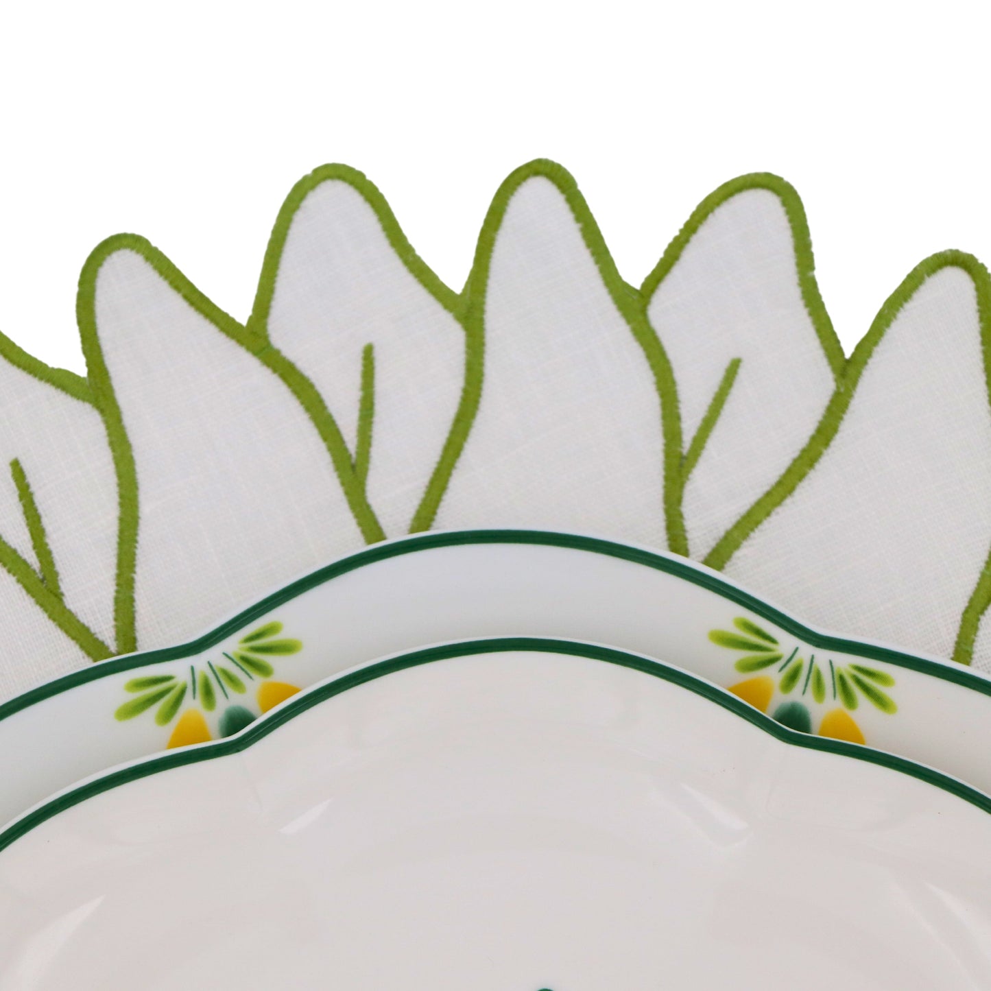 Valensole Lavender Scalloped Starter Plate - Set of 4