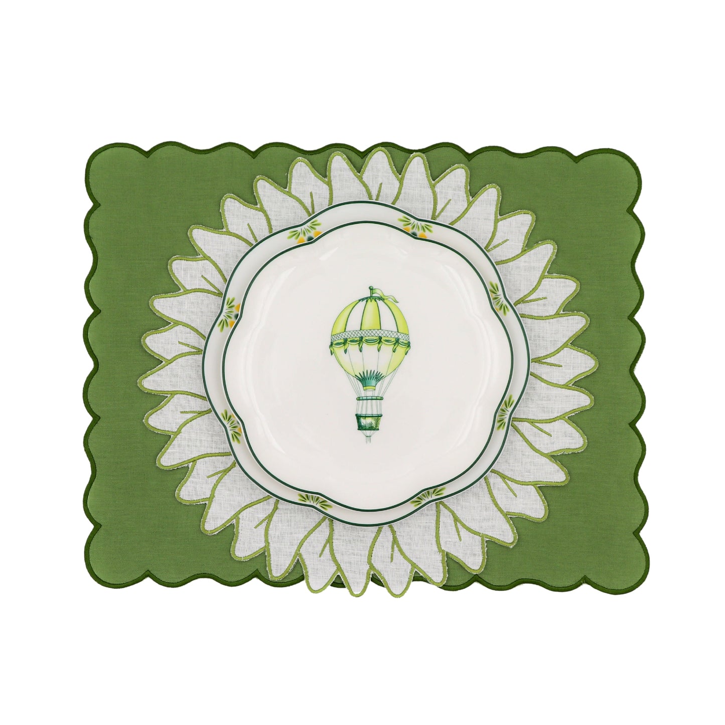 Valensole Lavender Scalloped Starter Plate - Case of 12 Plates