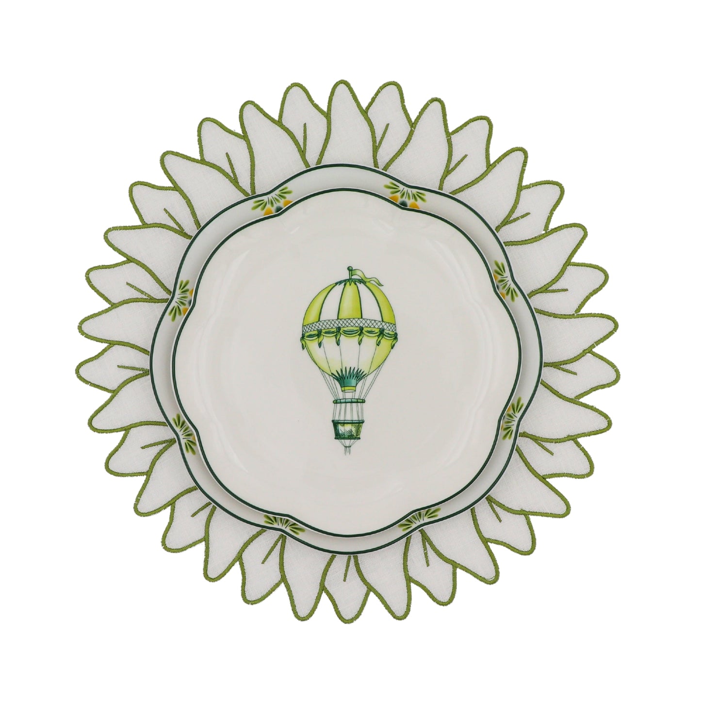 Valensole Lavender Scalloped Starter Plate - Case of 12 Plates