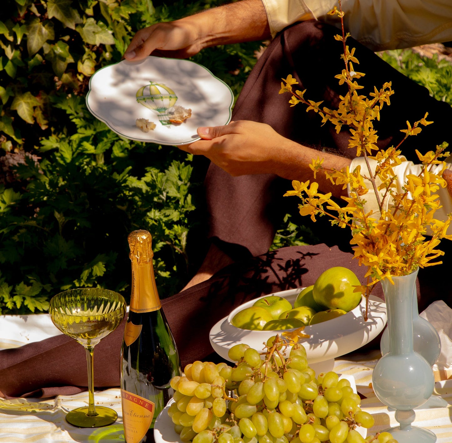 Valensole Lavender Scalloped Starter Plate - Case of 12 Plates