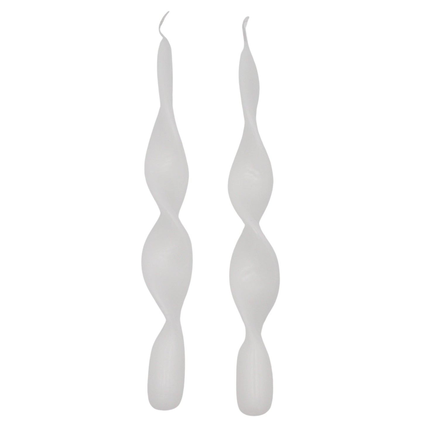 White Cotton Swirl Candle - Pack of 2