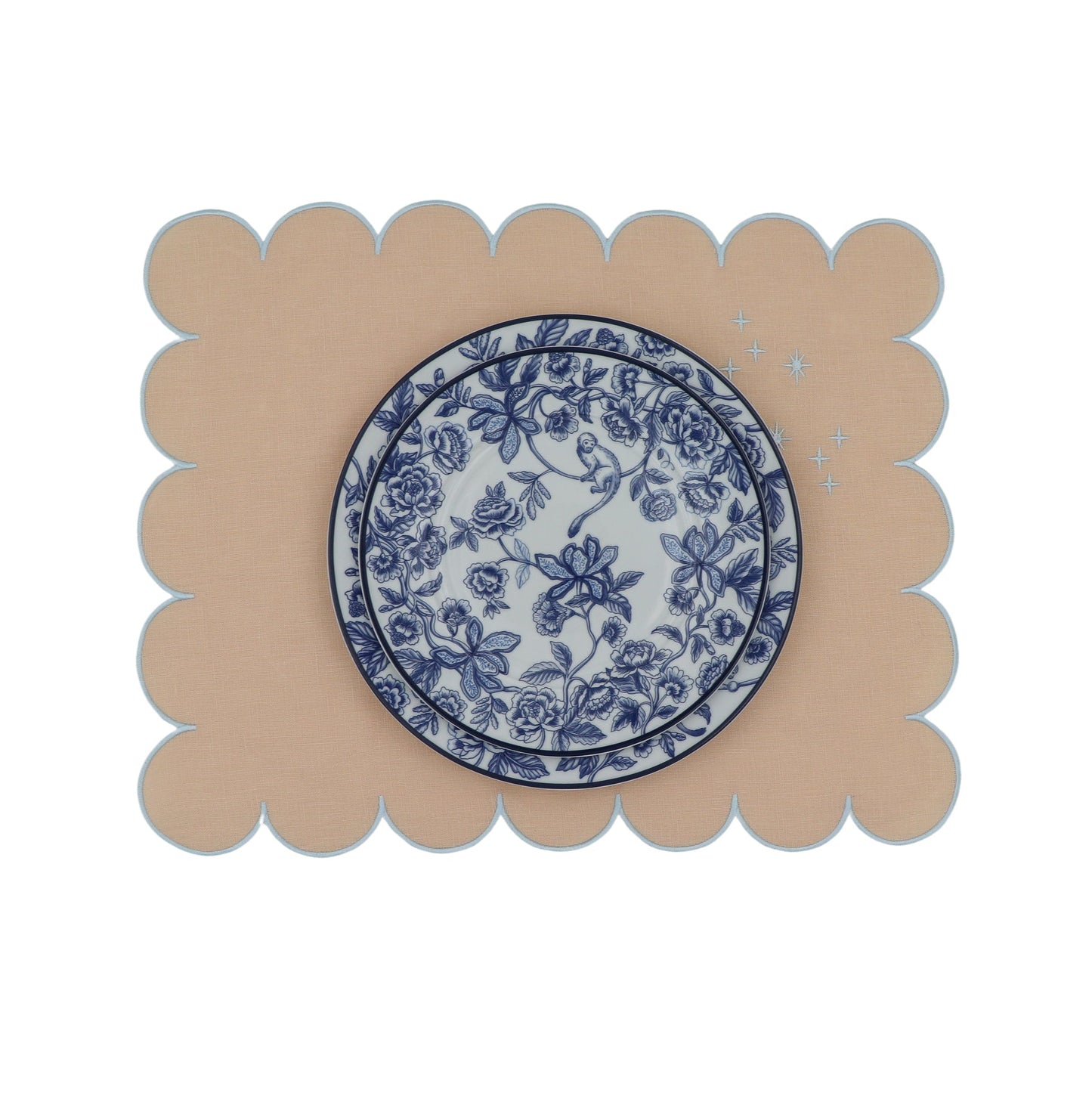Bombay Blue Dinner Plate - Set of 4