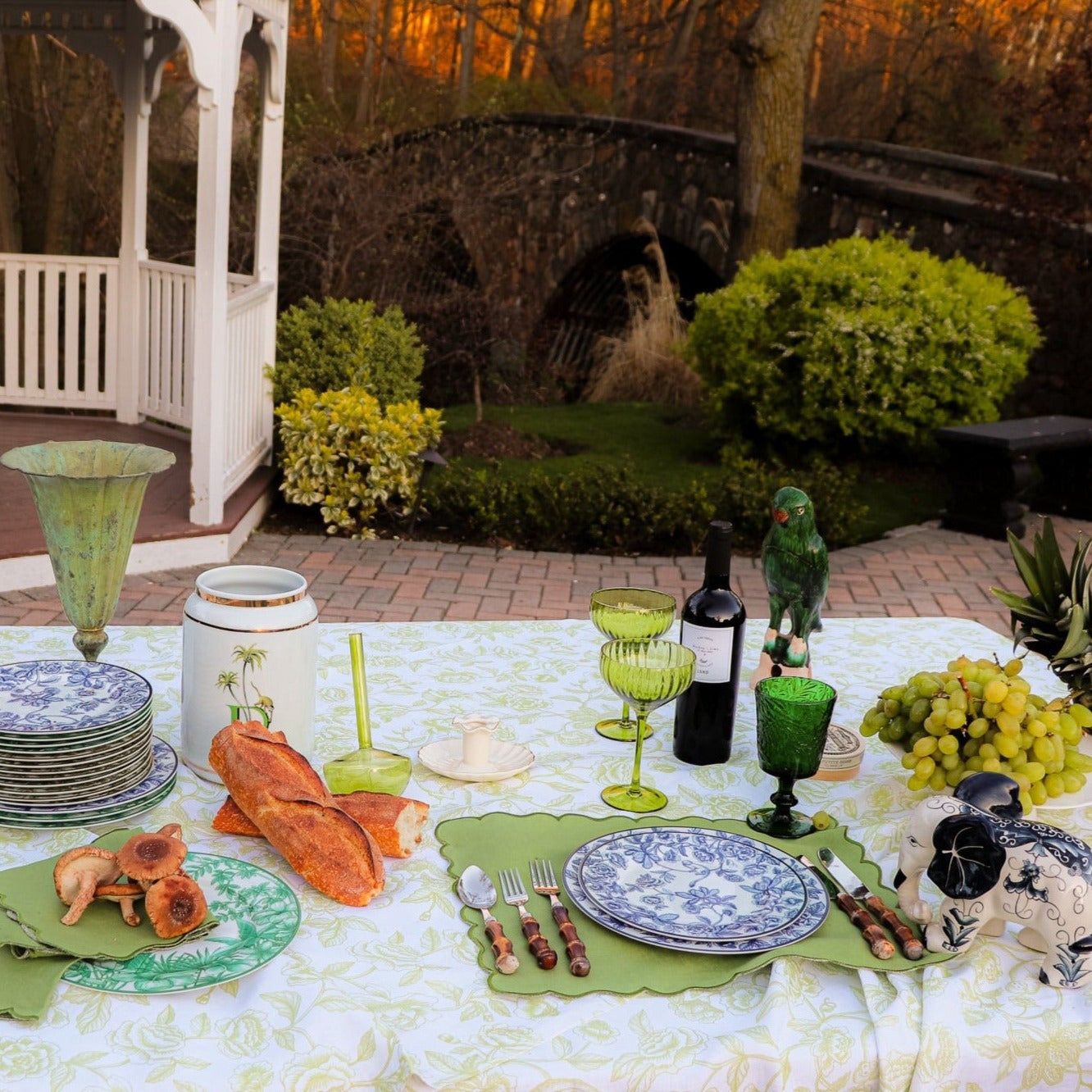 Bombay Blue Dinner Plate - Set of 4