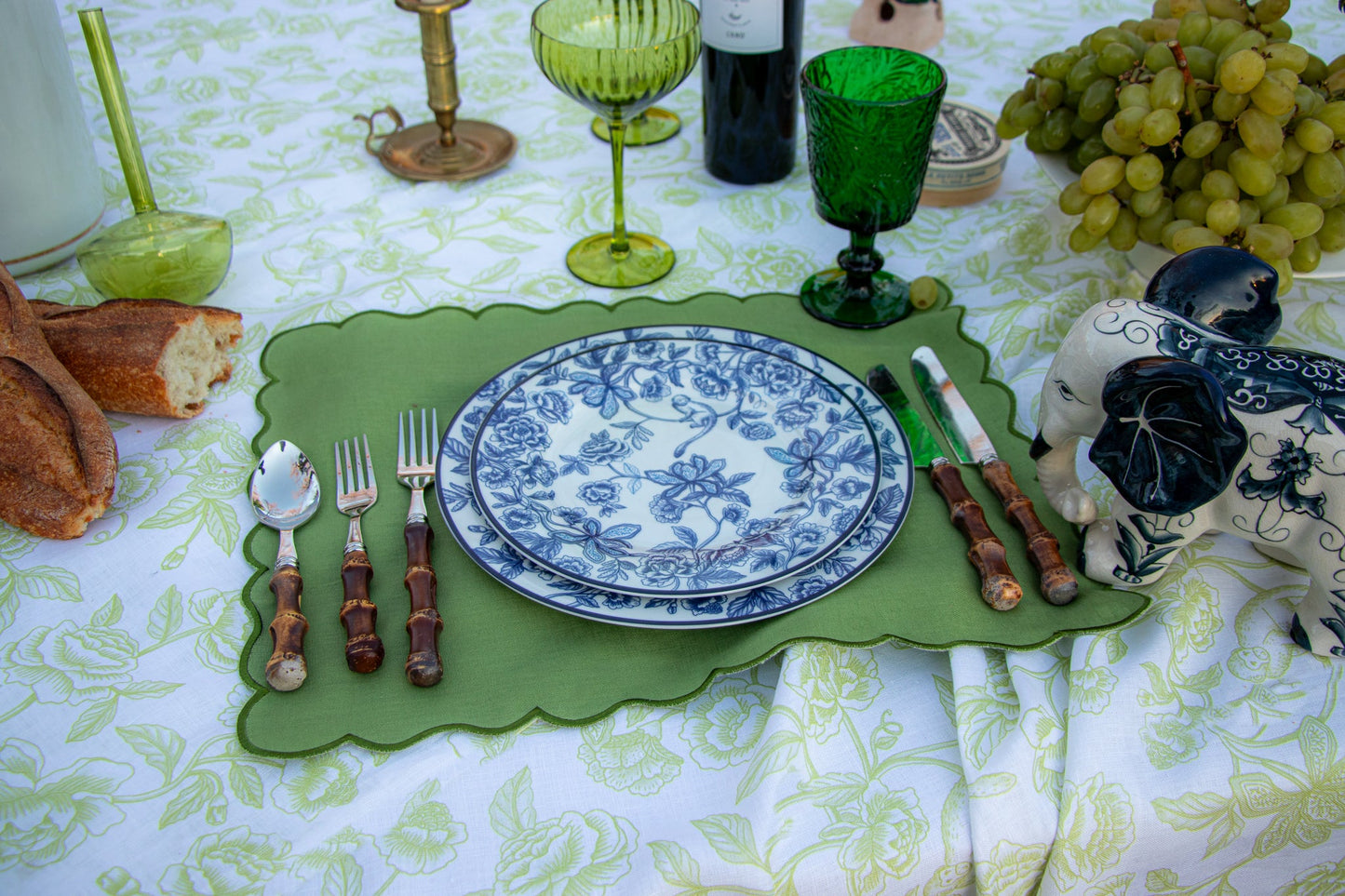 Bombay Blue Dinner Plate - Set of 4