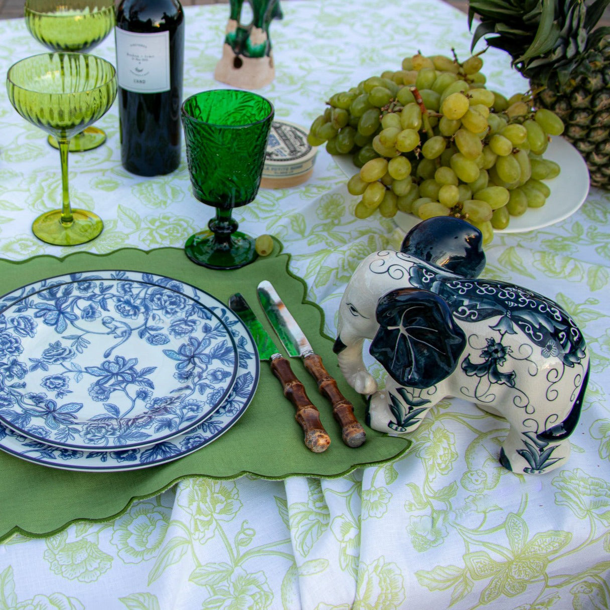 Bombay Blue Dinner Plate - Set of 4